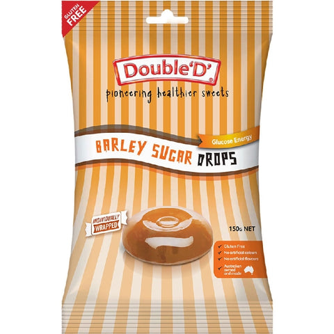 Double D Barley Sugar Drops Glucose Energy 150g