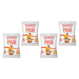Double D Sugar Free Fruit Drops 70g Pack of 4 Value Bundle