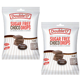 Double D Sugar Free Choco Drops 70g Pack of 2