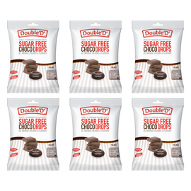 Double D Sugar Free Choco Drops 70g Bundle of 6