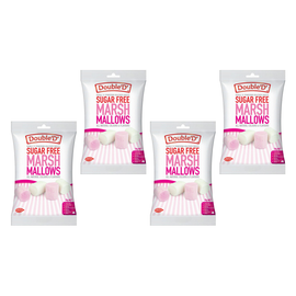 Double D Sugar Free Marshmallows 70g Bundle of 4