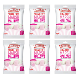 Double D Sugar Free Marshmallows 70g Bundle of 6