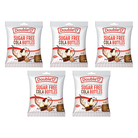 Double D Sugar Free Cola Bottles 90g Bundle of 5