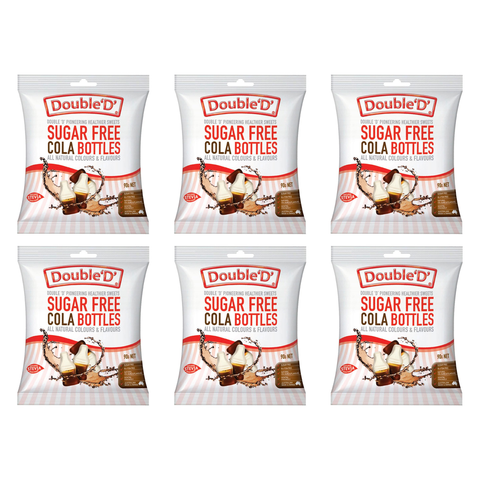Double D Sugar Free Cola Bottles 90g Bundle of 6
