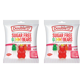 Double D Sugar Free Gummy Bears 2 x 90g Twin Pack Gluten Free