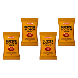 Double D Butterscotch Hard Candy Lollies 200g Pack of 4