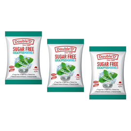 Double D Sugar Free Eucalyptus Menthol 70g 3 Pack Bundle