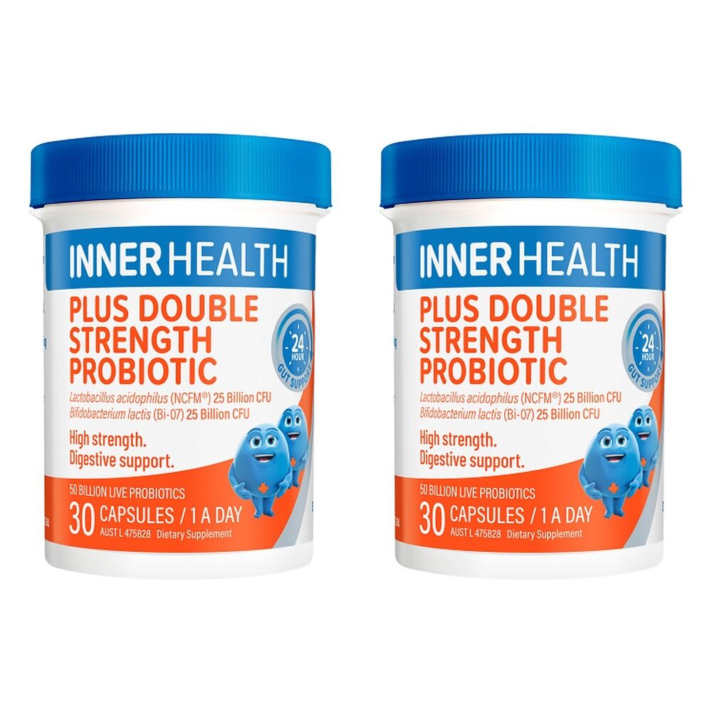 Inner Health Plus Double Strength Probiotic 30 Capsules Pack of 2