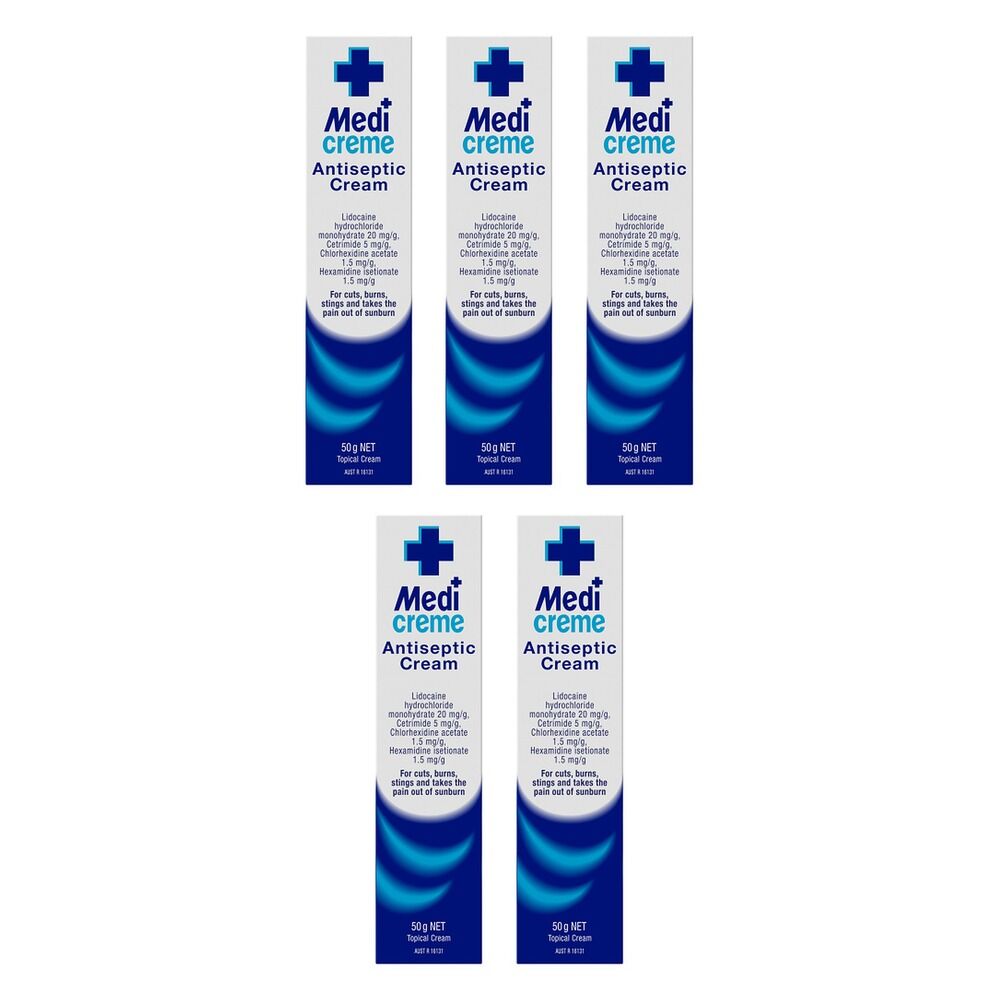 Medicreme Antiseptic Cream 50g Pack of 5