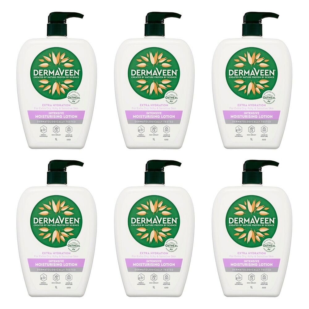 DermaVeen Extra Hydration Lotion for Extra Dry, Itchy & Sensitive Pack of 6