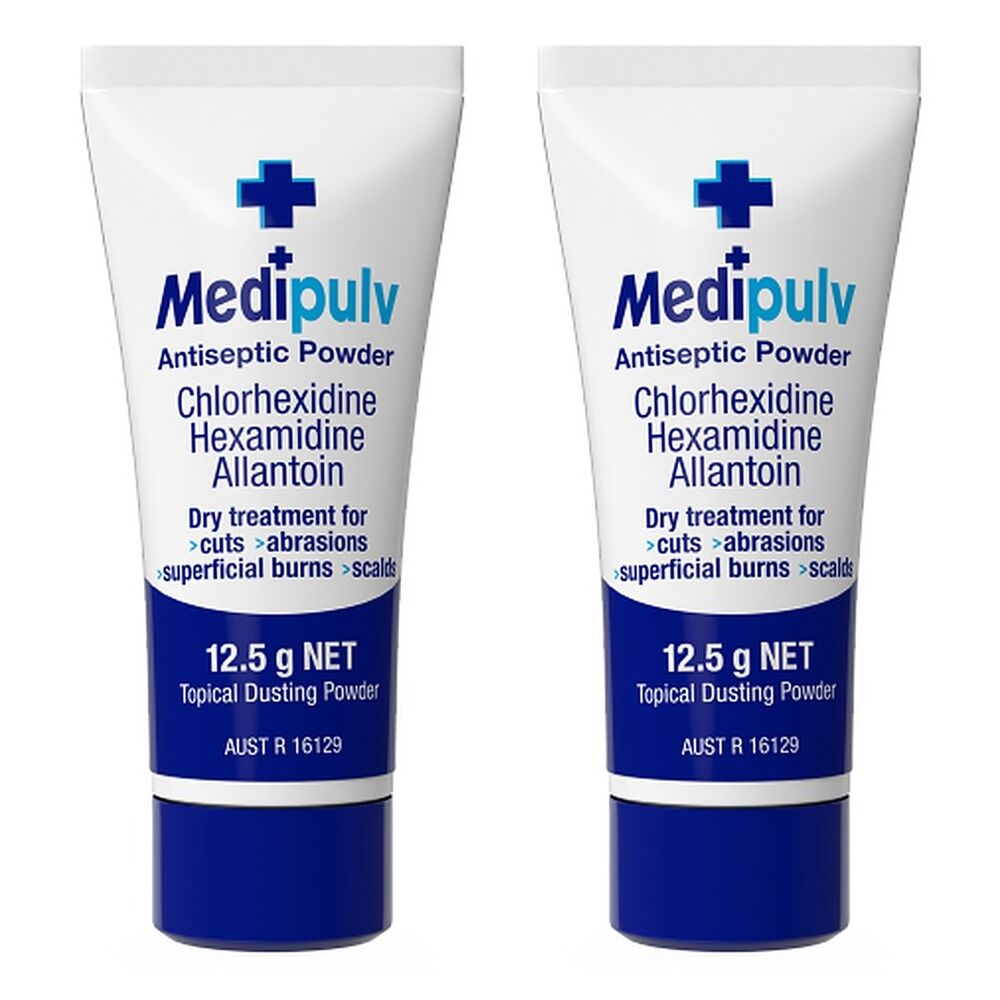Medi Pulv Antiseptic Powder 12.5g Pack of 2