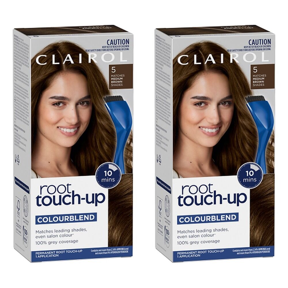 Clairol Root Touch-Up 5 Medium Brown Pack of 2