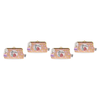 Disney Lady and the Tramp Cosmetic Bag Makeup Pouch 17x11cm Pack of 4
