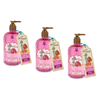 Disney Lady and the Tramp Body and Hand Wash 380ml Pump Pack of 3