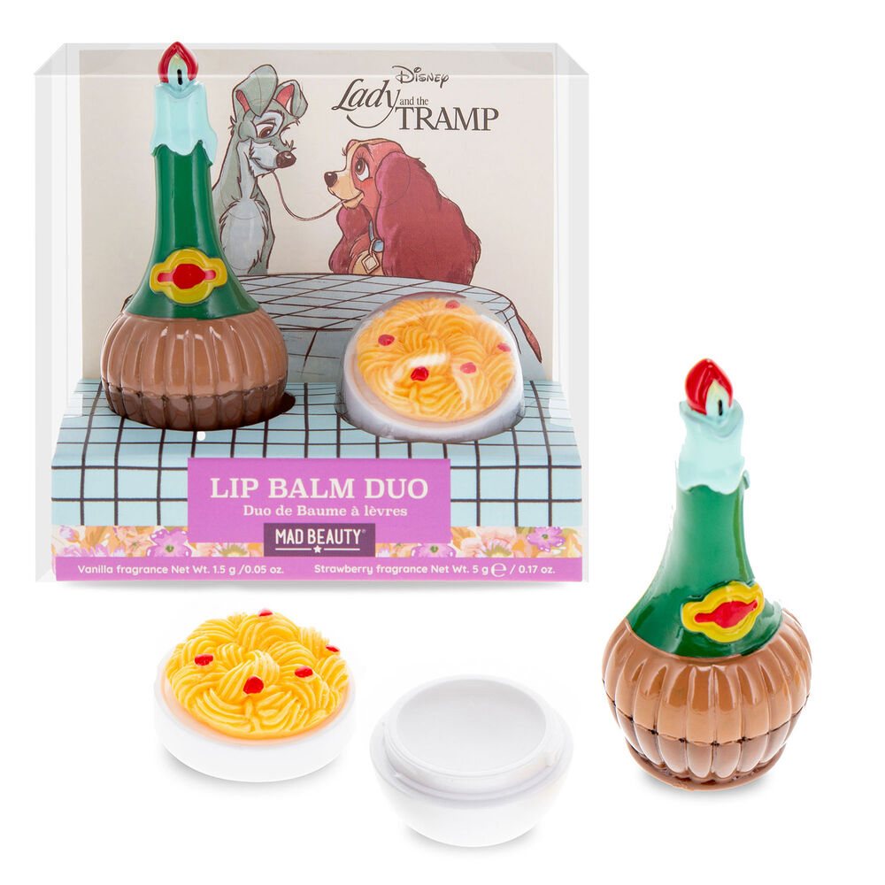 Disney Lady and the Tramp Novelty Lip Balm Duo 2x1.5g