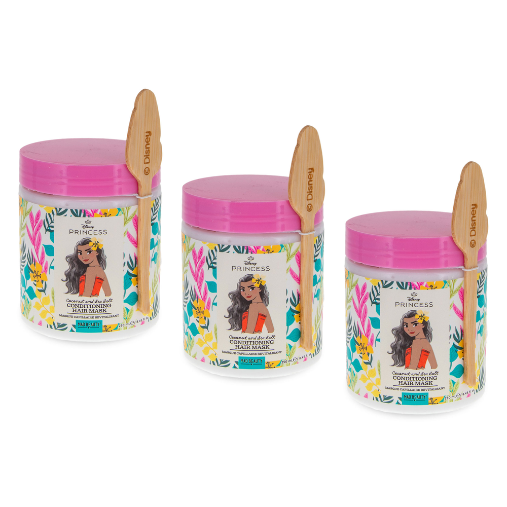 Disney Moana Hair Mask 250ml Conditioning Treatment Disney Princess Pack of 3
