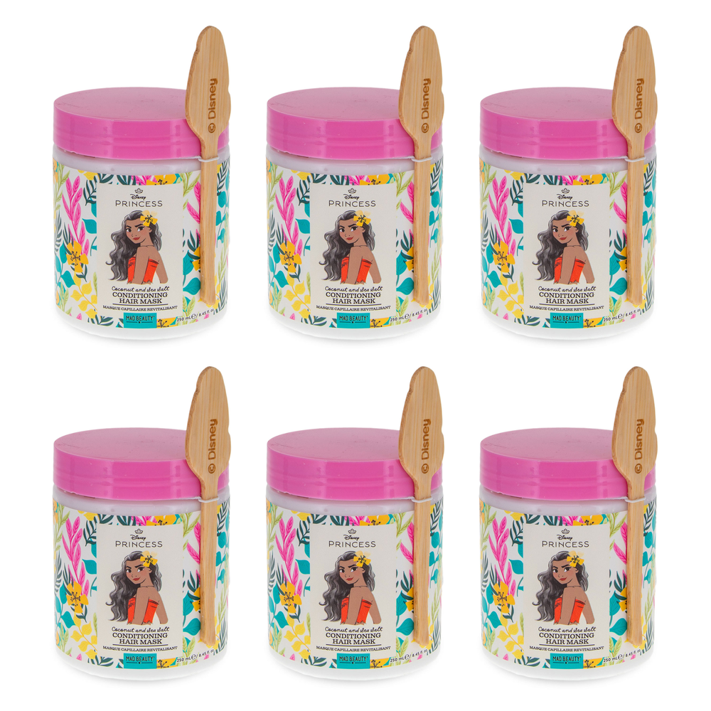Disney Moana Hair Mask 250ml Conditioning Treatment Disney Princess Pack of 6