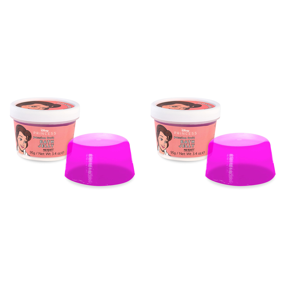 Disney Princess Belle Bath Jelly 95g Passion Fruit Bath Gift Pack of 2