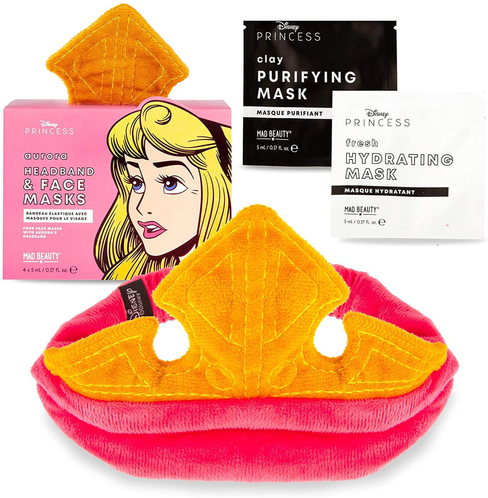 Disney Princess Aurora Headband and Face Mask Set 4 x 5ml