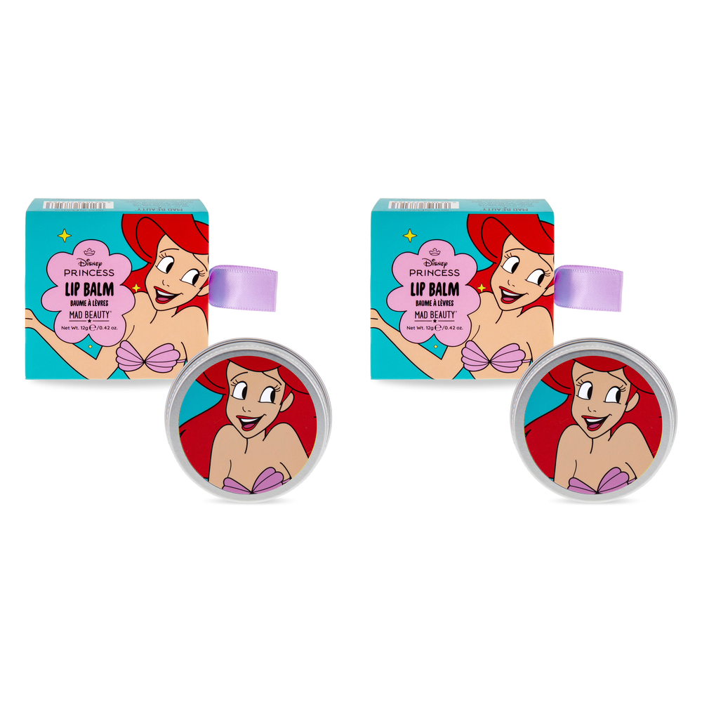 Disney Princess Express Yourself Lip Balm Ariel Little Mermaid 12g Pack of 2