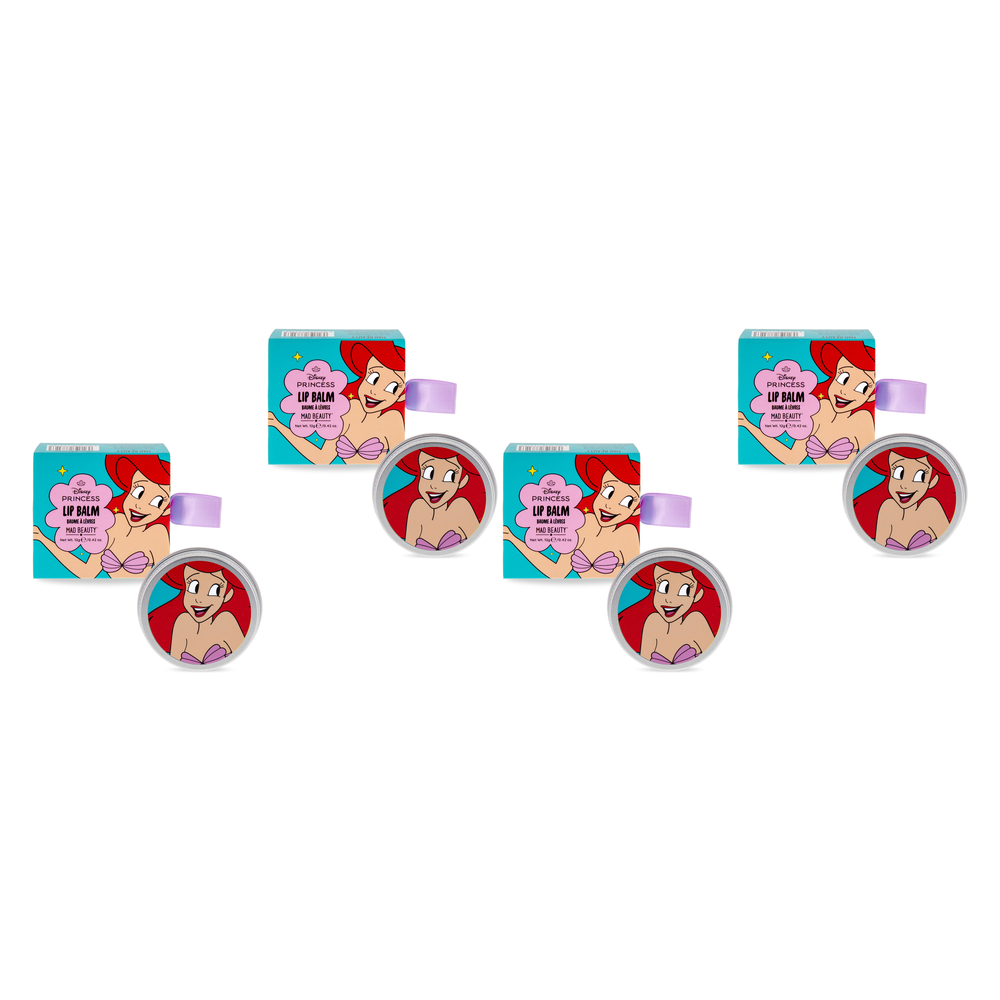 Disney Princess Express Yourself Lip Balm Ariel Little Mermaid 12g Pack of 4