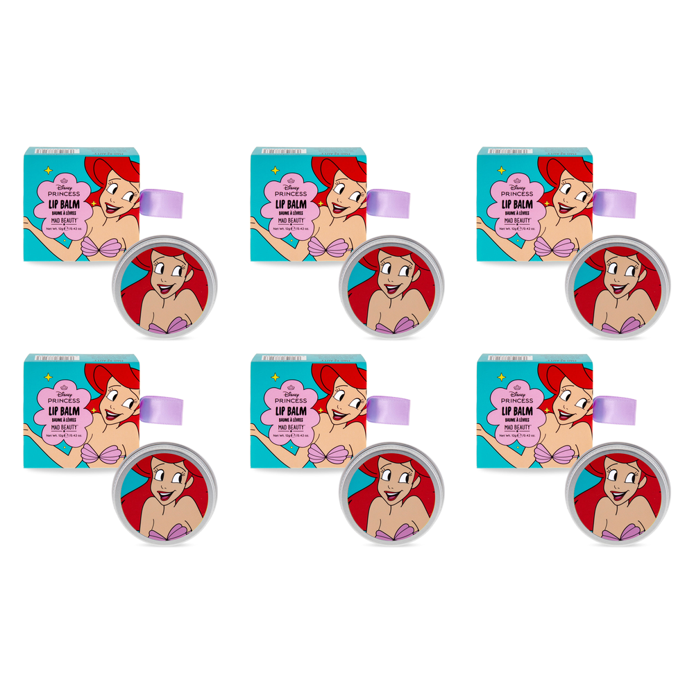 Disney Princess Express Yourself Lip Balm Ariel Little Mermaid 12g Pack of 6