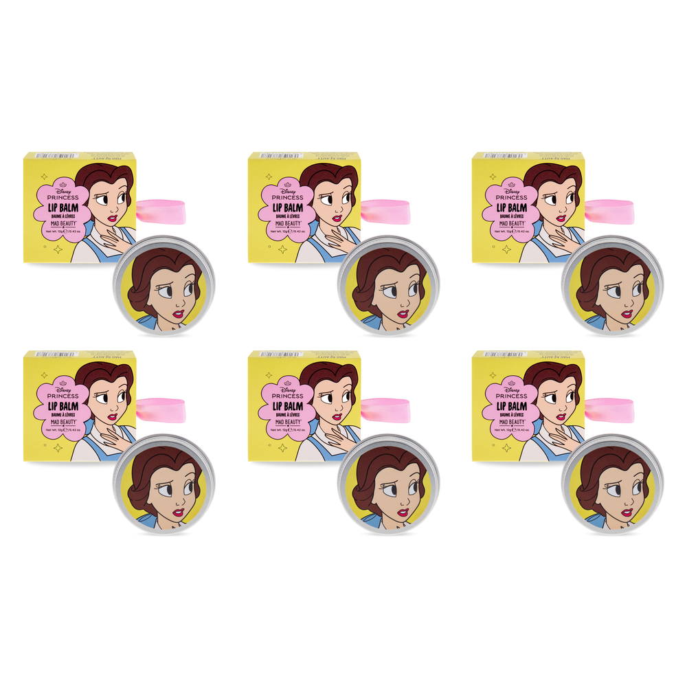 Disney Princess Express Yourself Lip Balm Belle Beauty and Beast 12g Pack of 6