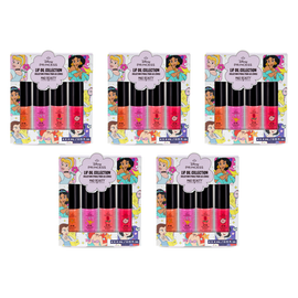 Disney Princess Express Yourself Lip Oil Collection 4 x 4ml Set Pack of 5