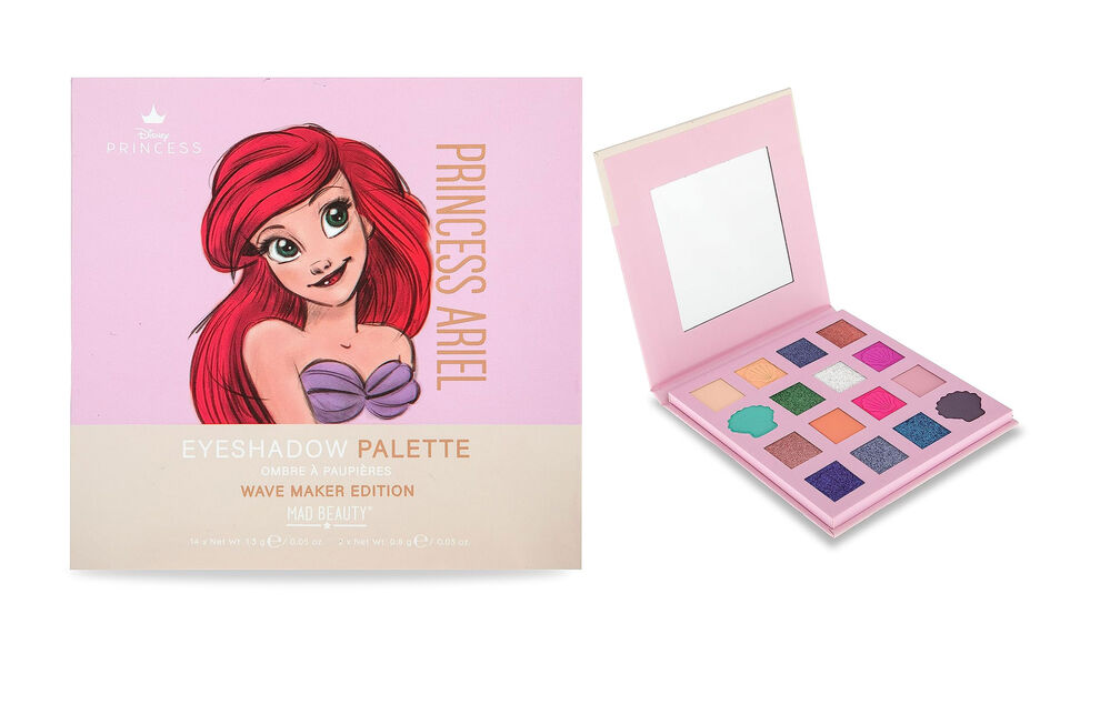 Disney Pure Princess Ariel Wave Maker Eyeshadow Palette 16pc