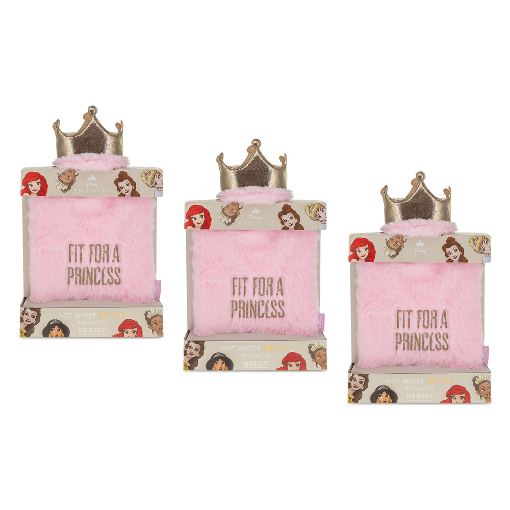 Disney Pure Princess Plush Hot Water Bottle Fit For A Princess Pack of 3