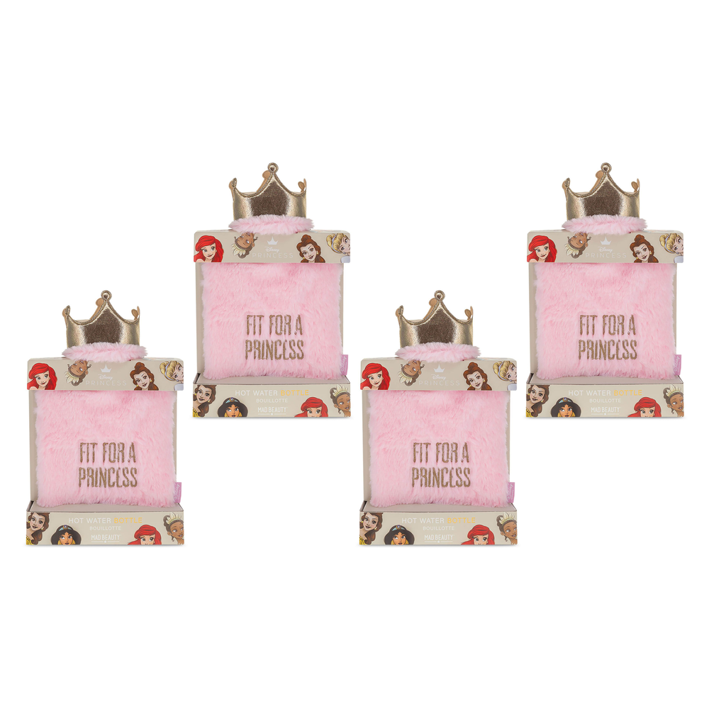 Disney Pure Princess Plush Hot Water Bottle Fit For A Princess Pack of 4