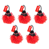 Disney Star Wars Dark Side Body Puff Darth Vader Bath Loofah Pack of 5
