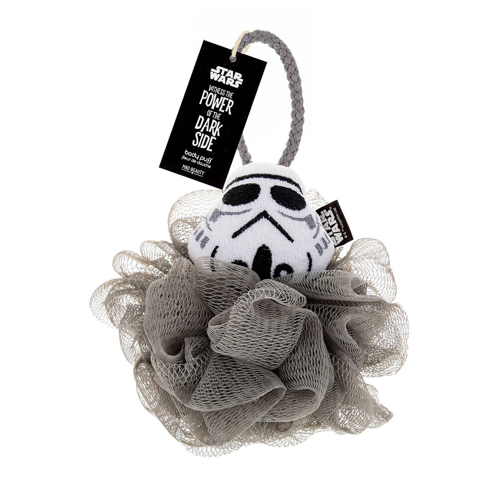 Disney Star Wars Dark Side Body Puff Stormtrooper Bath Loofah