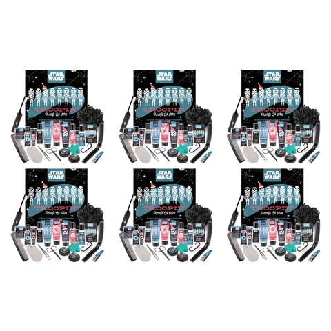 Disney Star Wars Stormtrooper Christmas Advent Calendar 24PC Bath Gift Pack of 6