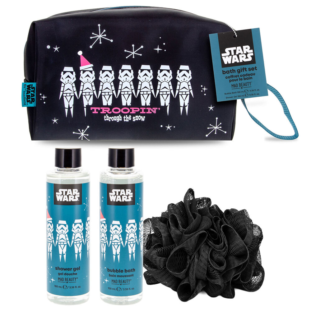 Disney Star Wars Stormtrooper Christmas Bag Gift Set 4PC Bath Set