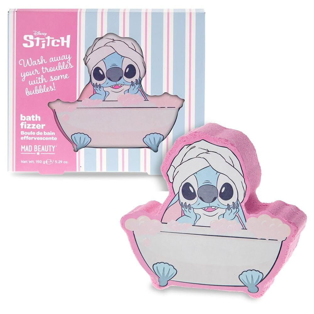 Disney Stitch Pamper Bath Fizzer 170g Bubble Bath Bomb Gift