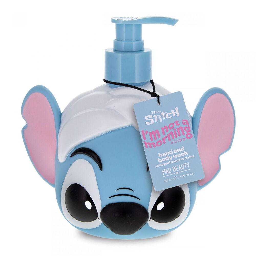 Disney Stitch Pamper Hand and Body Wash 500ml Novelty Pump Bottle
