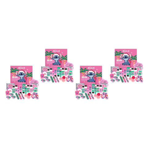 Disney Stitchmas 24 Day Bath and Body Advent Calendar 24PC Pack of 4