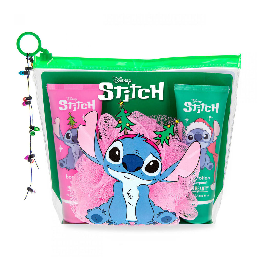 Disney Stitchmas Bath and Body Set PVC Pouch Lilo and Stitch