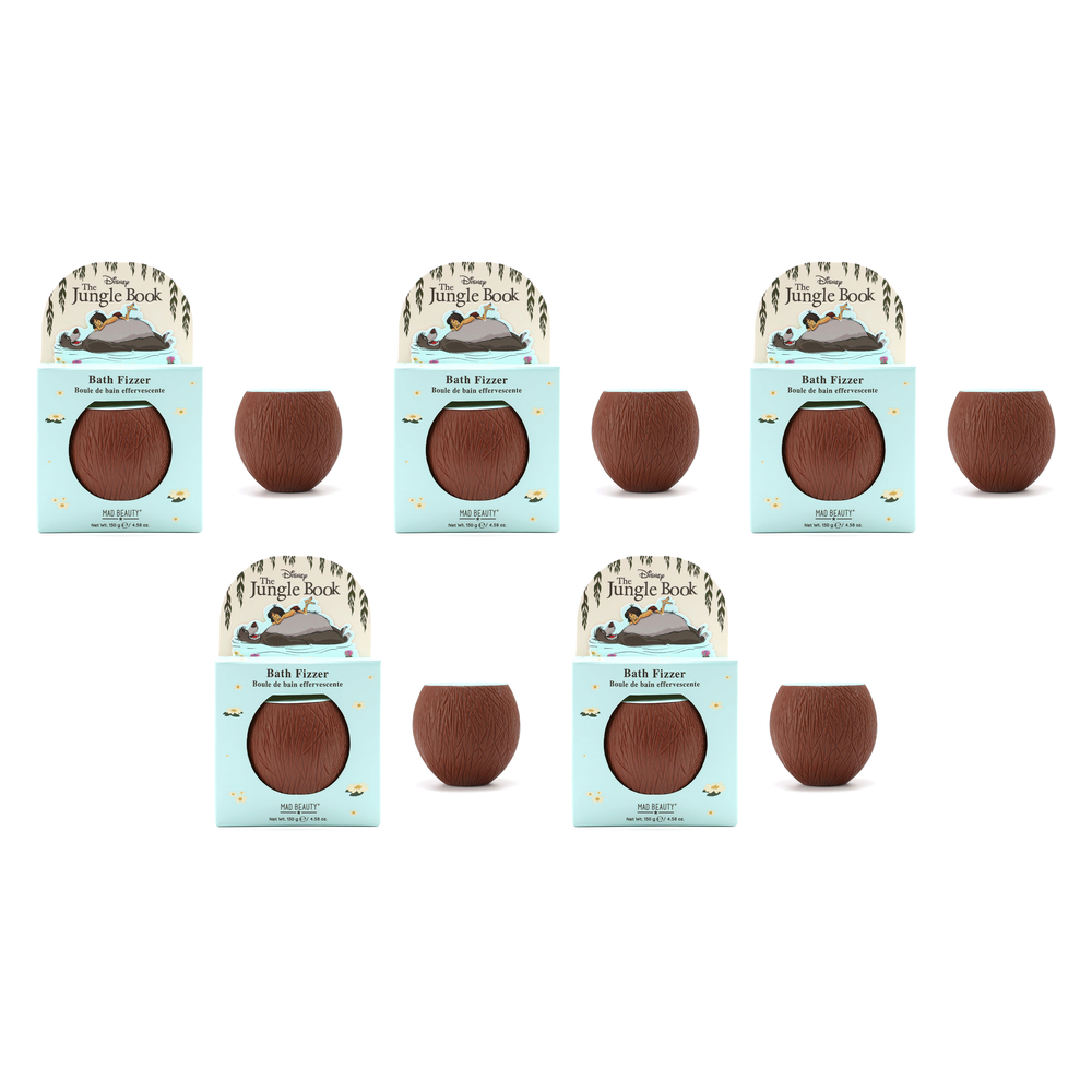 Disney The Jungle Book Bath Fizzer 130g Coconut Bath Bomb Pack of 5
