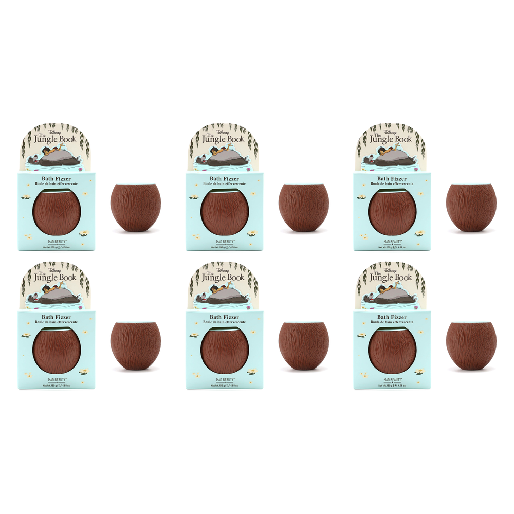 Disney The Jungle Book Bath Fizzer 130g Coconut Bath Bomb Pack of 6