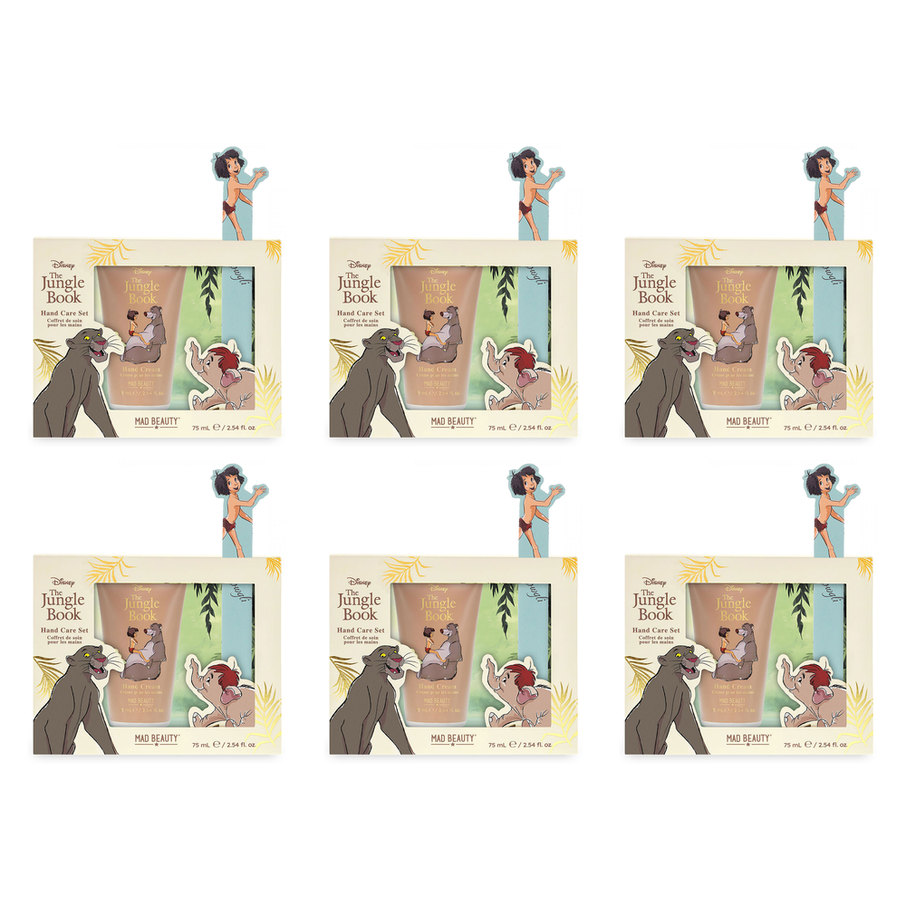 Disney The Jungle Book Hand Care Set 2pc Mowgli Baloo Hand Cream Gift Pack of 6