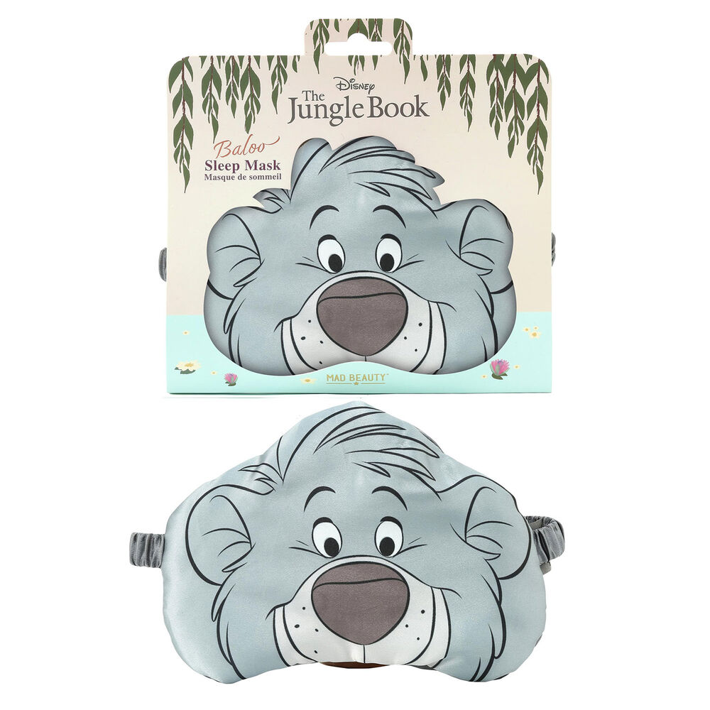 Disney The Jungle Book Baloo Sleep Mask Plush Bear Face Eye Mask