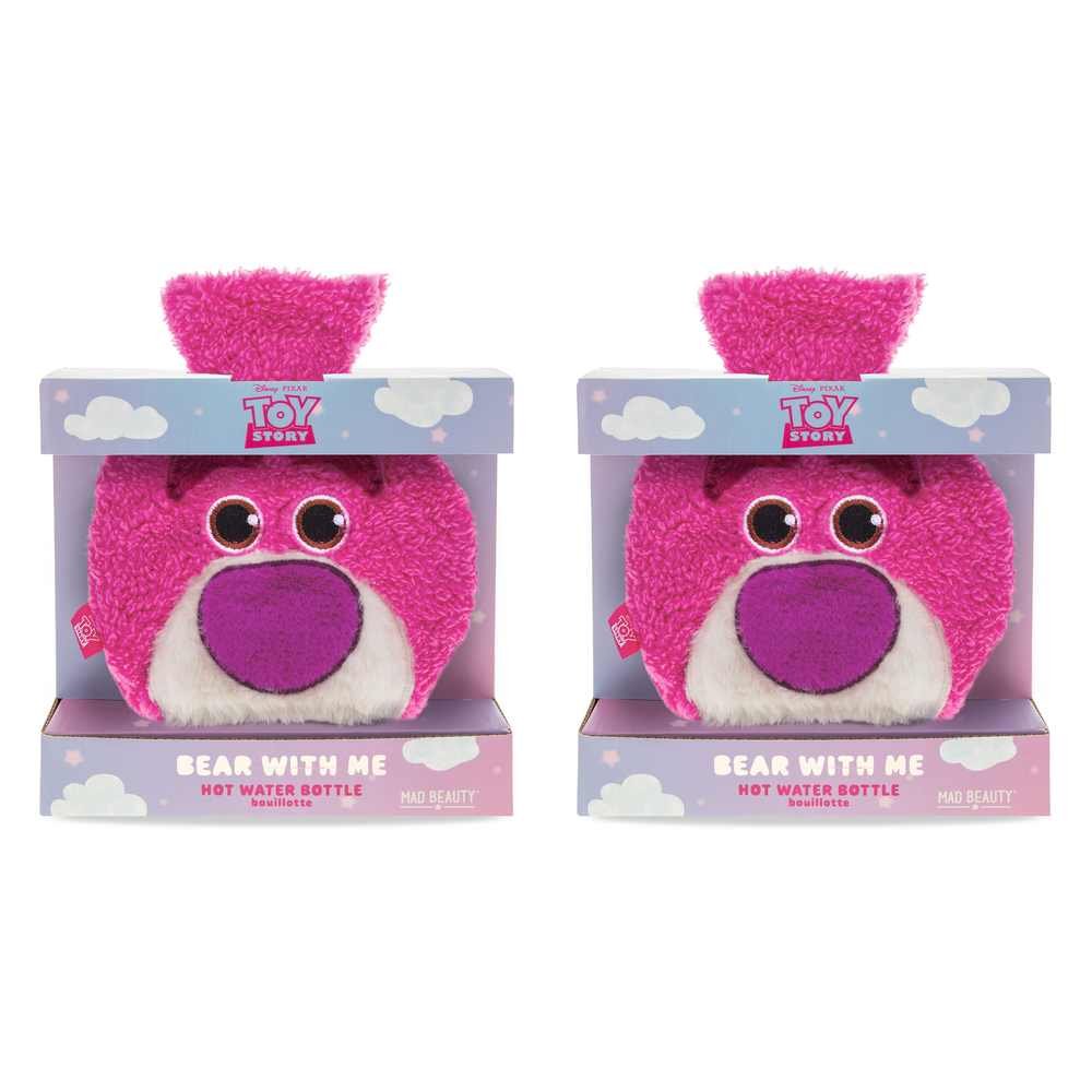 Disney Toy Story Lotso Love Plush Hot Water Bottle Bear With Me Pack of 2