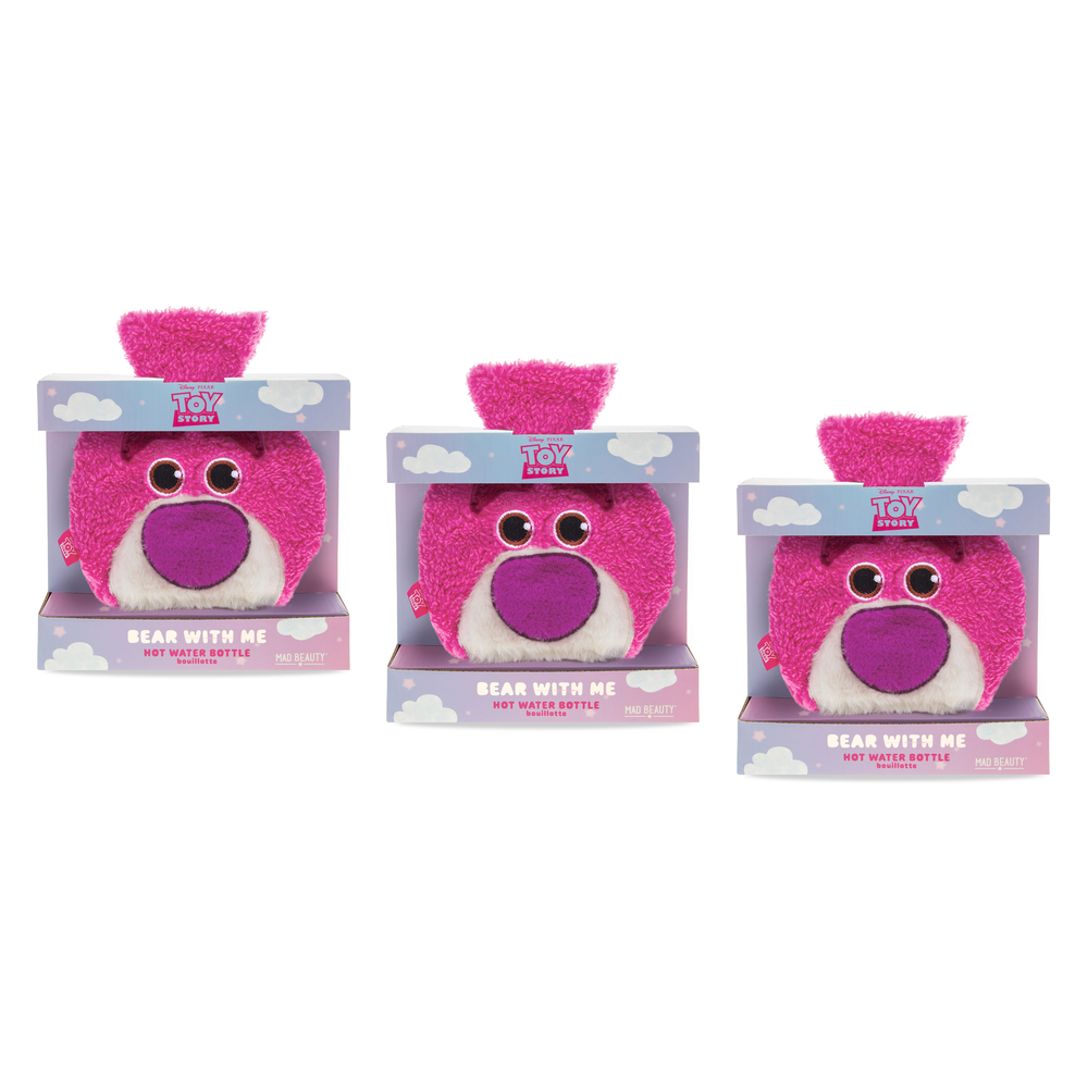Disney Toy Story Lotso Love Plush Hot Water Bottle Bear With Me Pack of 3