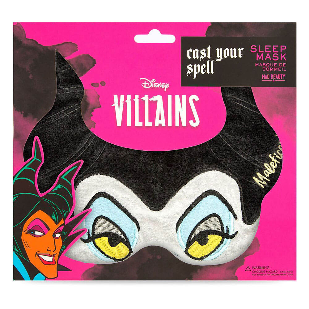 Disney Villains Maleficent Plush Sleep Mask Mad Beauty Cast Your Spell Gift