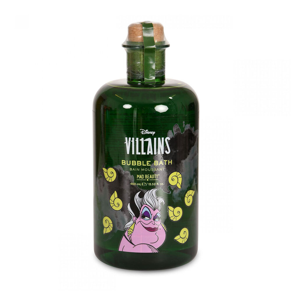 Disney Villains Ursula Bubble Bath 400ml Mad Beauty Little Mermaid Gift