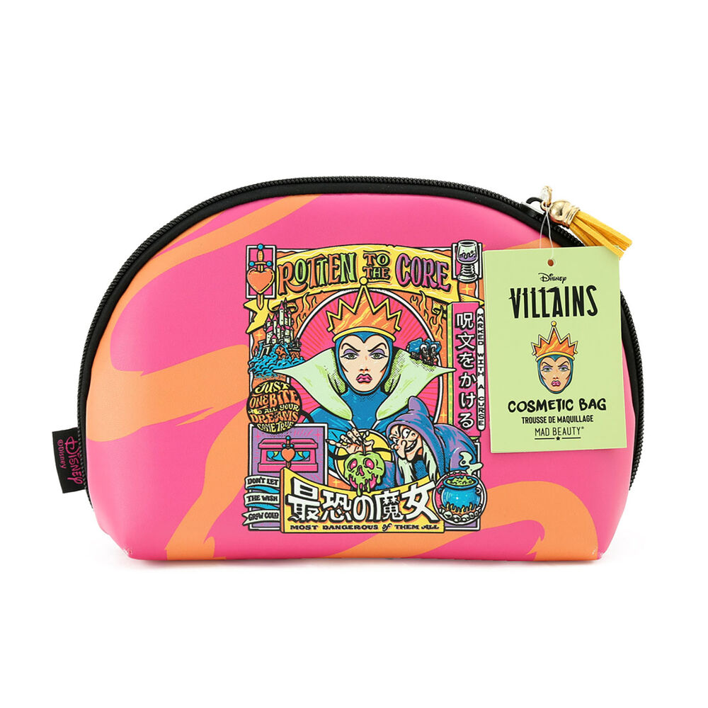 Disney Villains Evil Queen Cosmetic Bag 23x6.5x14.5cm Mad Beauty Makeup Pouch