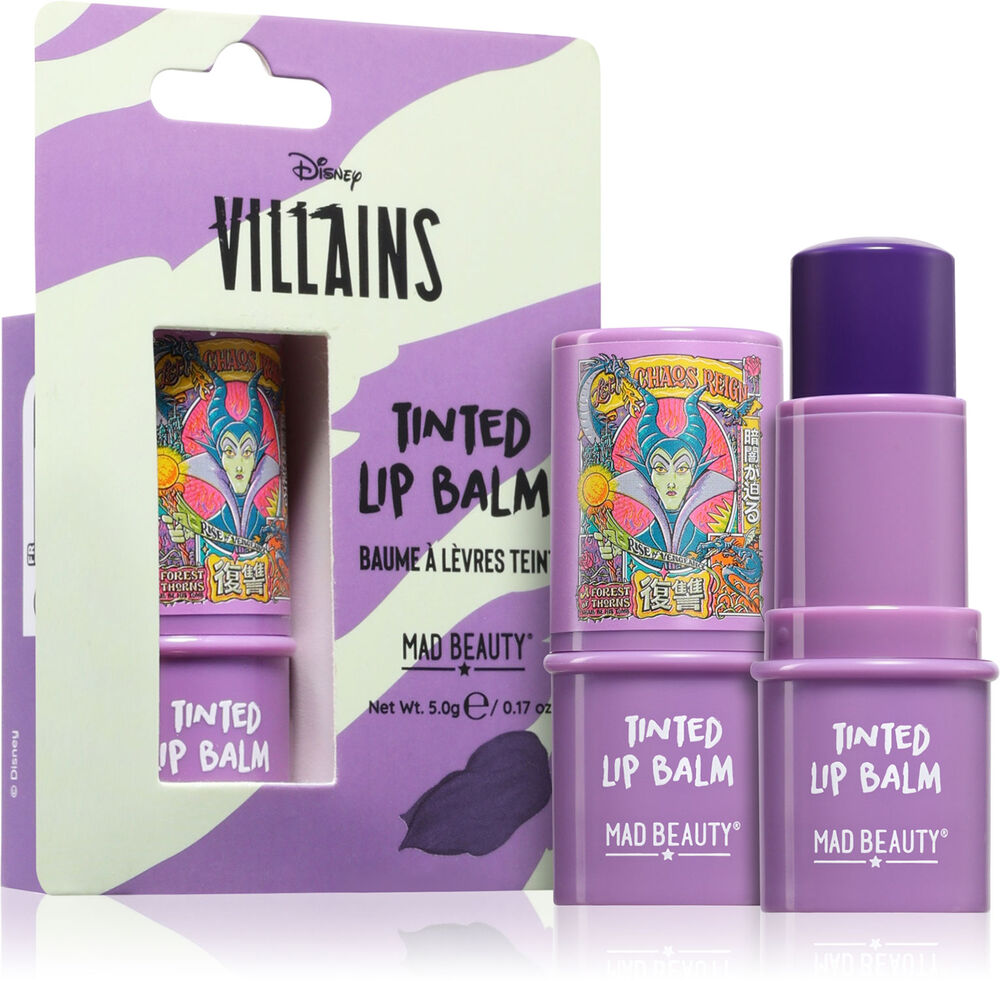 Disney Villains Maleficent Tinted Lip Balm 5g Mad Beauty Sleeping Beauty Gift