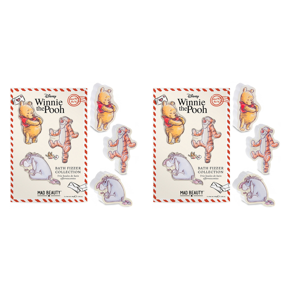 Disney Winnie the Pooh Festive Bath Fizzer Collection 240g Mad Pack of 2